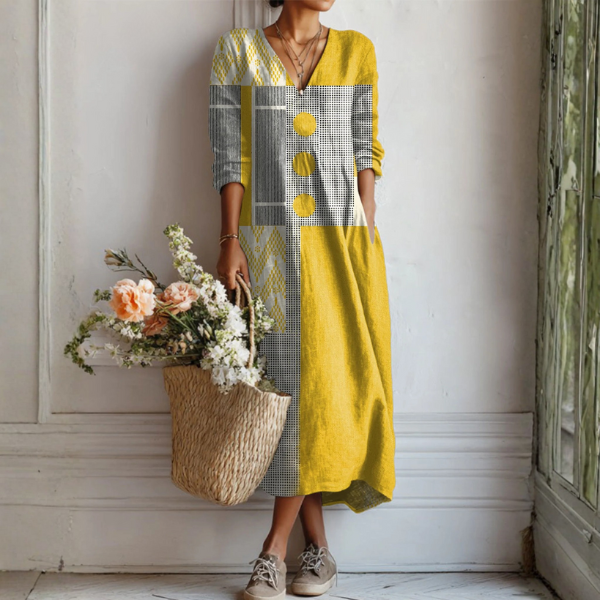 Yellow Patterned / 3XL