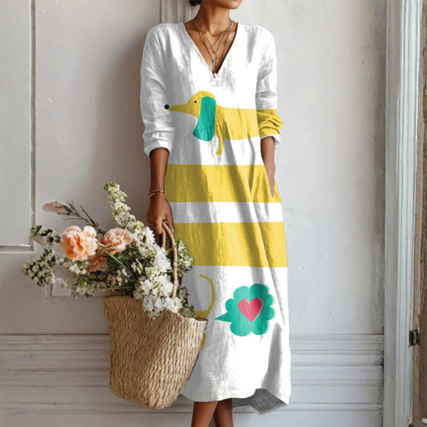 White And Yellow Striped / 3XL